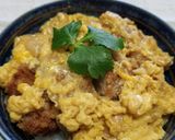 ☆残ったチキンカツで♪カツ丼☆作り方4写真
