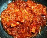 レトルトでもアレンジにて本格ミートパスタ作り方4写真