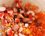 余った具材で炊き込みご飯作り方1写真