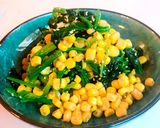 ほうれん草コーン和え作り方4写真