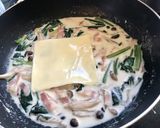 超簡単♪ベーコンときのこのクリームパスタ作り方5写真