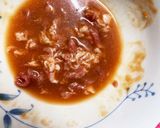 １人ランチ豚豆腐ケチャップ炒め丼レンジ作り方7写真