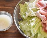 豚バラキャベツのやみつき塩だれ炒め作り方1写真