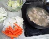 鶏肉と白菜と大根煮作り方3写真