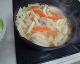 鶏肉と白菜と大根煮作り方4写真