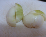 鮭あらとじゃが芋とたまねぎの煮物作り方3写真