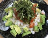 サーモンとアボカド丼作り方5写真
