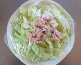 レンジで簡単☆ご飯のお供に無限キャベツ。作り方2写真