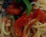 バジルとトマトのシンプルパスタ作り方4写真