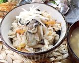 鮭と菜の花の炊き込みごはん作り方10写真