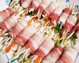 レンジで簡単♪豚肉の野菜まきまき作り方3写真