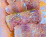 ごぼう巻きをさらに豚肉で巻く(^.^)作り方6写真