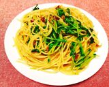 豆苗と小海老のペペロンチーノ作り方6写真