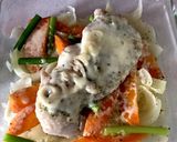 入れて焼くだけ！鳥もも肉のパン粉焼き作り方5写真