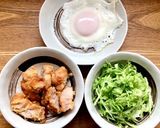チャチャッと唐揚げ丼!作り方1写真