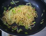 春キャベツと鮭フレークの超簡単パスタ作り方4写真