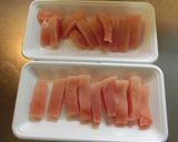 まぐろの梅しそ巻き作り方1写真