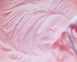 ピンク色 生クリーム作り方3写真