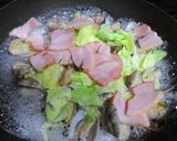 アサリと春キャベツのスパゲティー作り方5写真