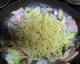 アサリと春キャベツのスパゲティー作り方6写真