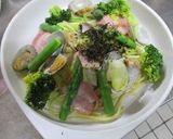 アサリと春キャベツのスパゲティー作り方7写真