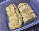 彩り爽やか☆枝豆と新じゃがのだし巻き卵作り方5写真