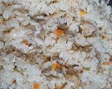 舞茸の彩り炊き込みご飯作り方7写真
