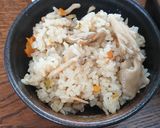 舞茸の彩り炊き込みご飯作り方8写真