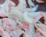 さやえんどうと豚肉の胡麻 生姜焼き作り方4写真