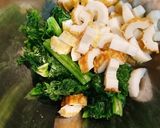 わさび菜とちくわの梅和え作り方2写真