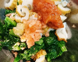 わさび菜とちくわの梅和え作り方3写真