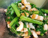 わさび菜とちくわの梅和え作り方4写真