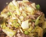 我が家の簡単回鍋肉〜卵添え〜作り方4写真