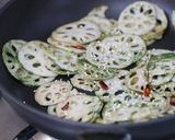 青のりれんこんきんぴら作り方4写真