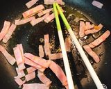 春到来♡菜の花と筍、ベーコンのポン酢和え作り方4写真