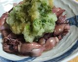 ちょいと一品★ホタルイカのおろ紫蘇レモン作り方4写真