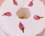 スタバ風ꕤ桜のシフォンケーキ˚✧₊⁎作り方24写真