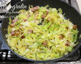 キャベツとベーコンのカレーグラタン。作り方4写真