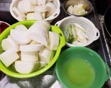豚ひき肉と大根の卵の白身スープ作り方5写真