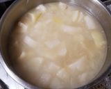 豚ひき肉と大根の卵の白身スープ作り方14写真