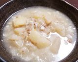 豚ひき肉と大根の卵の白身スープ作り方18写真