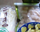 えのき茸と油揚げで、ふかひれスープ様に～作り方1写真