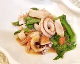 春のご馳走＊イカと菜の花トマトイタリアン作り方5写真