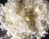 挽肉玉ねぎと納豆の♡幸せねばねばパスタ作り方1写真