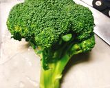 ブロッコリーの芯まで食べる卵とじ作り方1写真