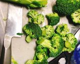 ブロッコリーの芯まで食べる卵とじ作り方2写真
