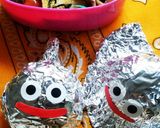 キャラ弁　＊メタルスライム　はぐれメタル作り方3写真