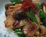 ピリ辛～味噌豚丼作り方6写真