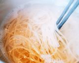 納豆と鮭缶のパスタ作り方2写真