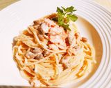 納豆と鮭缶のパスタ作り方8写真